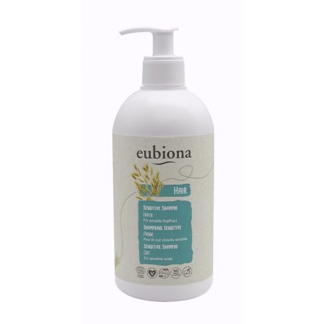 eubiona Sensitive Sampon zabbal, érzékeny fejbőrre 500 ml