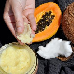 AHURA Papaja-Kókusz Olajos Testradír 200 ml